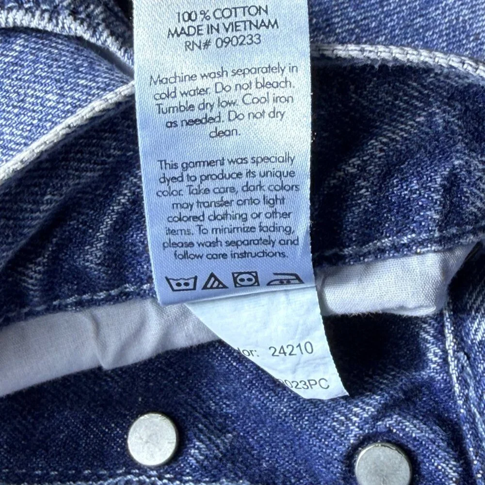 Pacsun Vintage Loose blue, straight leg Jeans Size 34 - Picture 9 of 14